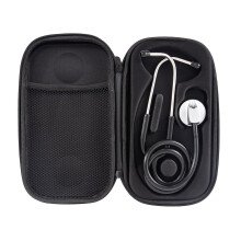 Hard Stethoscope Case for 3M Littmann Classic III,Lightweight II S.E, MDF Acoustica Stethoscope,Large Stethoscope Travel Case Compatible with Mesh Ba