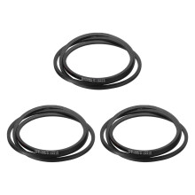sourcing map 3Pcs SPZ-1700 Drive Wedge Belts V-Belt Industrial Power Rubber Transmission Belt 1700mm Pitch Girth,10mm Width, 8mm Height, 1713mm Outer