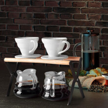 Support pour porte-filtre à café conique, idéal pour la préparation manuelle du café filtre, parfait pour les bars à café, les randonneurs et