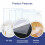 4 Pack A4 Polycarbonate Sheets, 1mm Thick Clear Acrylic Sheet, 3