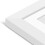 White Square Picture Frame 10x10 with Shatter-Resistant 7
