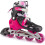 Patins em linha ajustáveis infantis – conversíveis com três rodas e 1