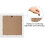 White Square Picture Frame 10x10 with Shatter-Resistant 5