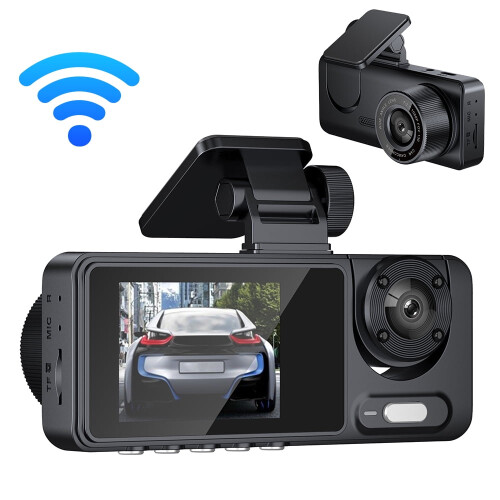3Cameras Κάμερα αυτοκινήτου πολλαπλών γλωσσών με καθαρό καθρέφτη οπισθοπορείας 1