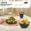 Wheat Straw Dinnerware Set Black 16-Piece 8