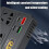 Um inversor para veículo (12V/24V para 220V CA) com visor digital. 5