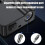 Um inversor para veículo (12V/24V para 220V CA) com visor digital. 7