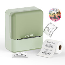 Joysea D2 Bluetooth Label Maker Machine, Portable Thermal Label Printer for Home, Office, Business, Easy-to-Use Sticker Printer (Green)