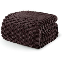 Einzel-Fleecedecke aus Jacquard-Samt, 229 x 168 cm