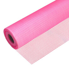Aston BS Pink Fibreglass Render Mesh 160gsm - 1m x 25m (25m²) Heavy Duty, High Tensile Strength Reinforcing Mesh Roll for Plastering, Rendering, Conc