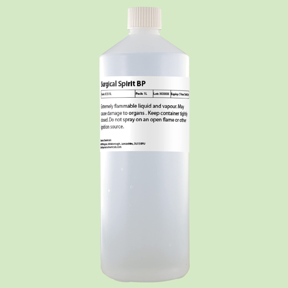 Source Chemicals Surgical Spirit Bp Grade 1 Litre (1L) Including Delivery