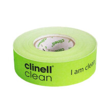 Clinell Indicator Tape - Sanitation Procedure Indicator Tape - 100 m Roll - No Sticky Residue; Easy to Read - Green I Am Clean Tape