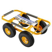 Heavy Duty Dolly Trolley Removal Cart with 25cm Pneumatic Wheels, 540kg Load Cap