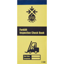 Good to Go Safety 51302 Forklift Check Book
