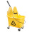Amazon Amazon Basics Rectangular Kentucky Mop Bucket with Durable Wheels and Down Press Wringer Combo, 33 liters, Yellow 1