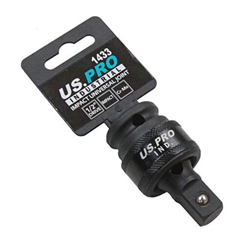 us pro US Pro Industrial 1/2" Drive Impact Universal Joint UJ Wobble Angle 1