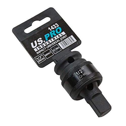 us pro US Pro Industrial 1/2" Drive Impact Universal Joint UJ Wobble Angle 2