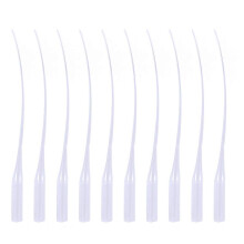 100 PCS Plastic Extender Applicator, Glue Extender Tips Micro Tips Pipette Dropper for Lab Dispensing Adhesive Dispensers Crafting, White