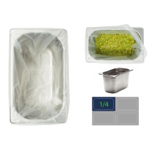 Deli Supplies 100 x 1/4 Gastronorm Bain Marie Pot Liners Easyliners Disposable Food Safe Polythene Heat Resistant 30 Micron Tray Liners | Catering Ki