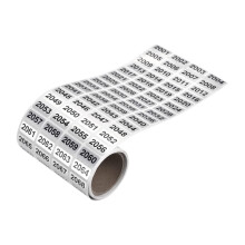 Number Stickers,2001 to 4000 Waterproof Consecutive Inventory Number Label Stickers for Inventory Storage Classification (0.39 x 0.78Inch)