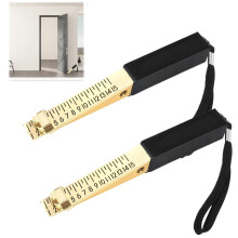 Metal Door Gap Measuring Tool, 2 Pcs Fire Door Gap Gauge Checker Tool, Accuracy 0.5mm Measuring Tool for Door Gaps, Feeler Gauges Door, Gap Measure,