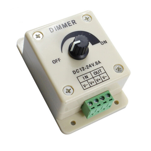 Interrupteur d'éclairage PWM compact 3,5 x 2,4 x 1,2 pouces