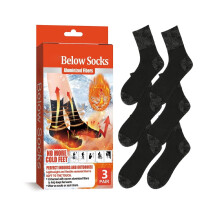 Verwarmde wintersokken - Slimme schakeling voor warmtebehoud, instelbare warmte, oplaadbaar voor buitenactiviteiten, wandelen en dagelijks gebruik (3