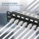 Tecmojo 10in 12 Ports Empty Patch Panel, suitable for both Shielded and Unshielded Keystone Jacks, with Rear Cable Management, Black 3