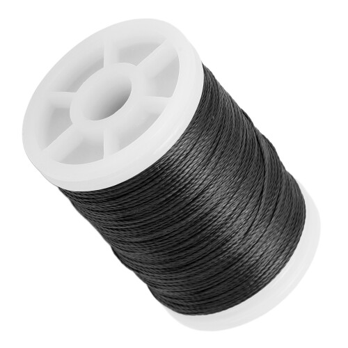 Archery Serving Thread Black 110m Polyethylene for Bowstring & Nocking