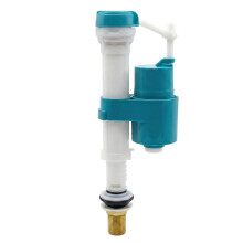 Hulthor Bottom Entry Toilet Fill Valve, Toilet Inlet Valve Replacement, 1/2" UK Brass Thread, Adjustable 8-12", Compact Cistern Float