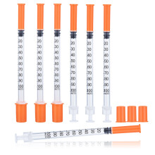 20 Pack 1ml Precision Multiple Uses Distribution Measuring Tools, 0.29X8mm Plastic Lab Accessories Individually Sealed Packaging for Pet Feeding Liqu