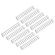 sourcing map 10Pcs Compression Spring, 304 Stainless Steel 9mm OD 0.6mm Wire 45mm Length Mechanical Spring for Shop Home Repair Project, Silver Tone