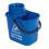 2Work Plastic Mop Bucket with Wringer 15 Litre Blue 102946BU 1