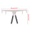 Microblading Measure Three-Point Positioning Balance Ruler Eyebrow Stencil Ruler 5