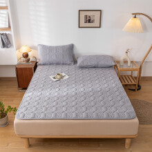 Matelas Queen Size pour le mal de dos, extra épais, respirant et antidérapant, 150 x 200 cm, drap-housse matelassé en coton