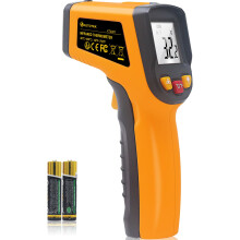 KETOTEK Infrared Thermometer IR Laser Thermometer Temperature Gun -50~400 KT400Y Digital Non Contact for Cooking BBQ Food Freezer Refrigerator