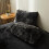 Σετ διπλών παπλωμάτων Fluffy Tie Dye Black – 2 τεμάχια (Κάλυμμα + Μαξιλαροθήκη), εξαιρετικά 5