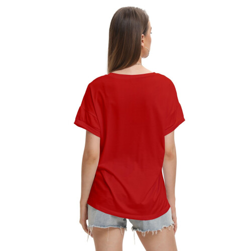 Γυναικεία T-shirts με κοντομάνικα και V λαιμόκοψη, καλοκαιρινά μπλουζάκια με τσέπη 1
