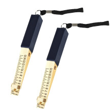 Jetisva 2 Pcs Fire Door Gap Gauge, Wedge-Shaped Vernier Feeler Gauge 1-15mm Dual Marked Metric Gap Gauge for House Engineering Inspection Flatness Me