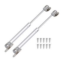 JZK 2X Gas Hydraulic strut Stay Lift Hinge Piston arm Damper 100N for Heavy Flap Door, Soft Close lid Support for Large Toy Box lid, Cupboard Door, S