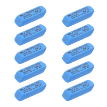 FRCOLOR Guitar Fret Polishing Eraser for Removing Oxidation and Rust from Strings Blue Small Size