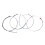 4 Pcs/set Violin Accessories Violin Strings M Silver 4