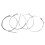 4 Pcs/set Violin Accessories Violin Strings M Silver 3