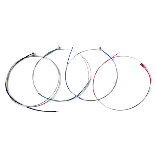 4 Pcs/set Violin Accessories Violin Strings M Silver 2