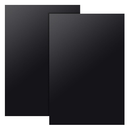 OLYCRAFT 2 Sheets Black ABS Plastic Sheet 30x20cm ABS Plastic Plates 2mm Thick Hard Board for Architectural Models Sand Table Building Model Material