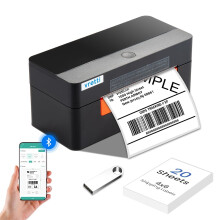 vretti Bluetooth Thermal Label Printer,Shipping Label Printer 4x6, for Address Postage Small Business,Compatible with Etsy,Shopify,eBay,Amazon,USPS,U