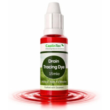 CaplinTec Drain Tracing Dye | Red Liquid Leak Detection Dye for Plumbing & Pipe Testing Diagnostics | Water Leak Detector Agent | Non-Toxic & Safe fo