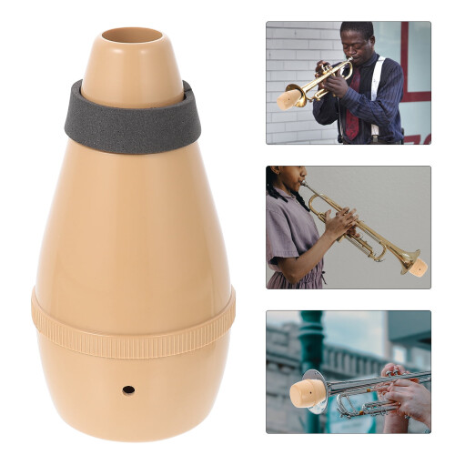 Tenor Trombone Mute for Practice - Khaki 2