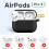 Μαλακή θήκη σιλικόνης συμβατή με AirPods Pro3 (2025, USB-C), περιλαμβάνει κιτ καθαρισμού και 2