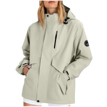 Chaqueta softshell Kukoosong para mujer con capucha, ligera, impermeable, con forro polar, para exteriores, ideal para la lluvia, el invierno y el